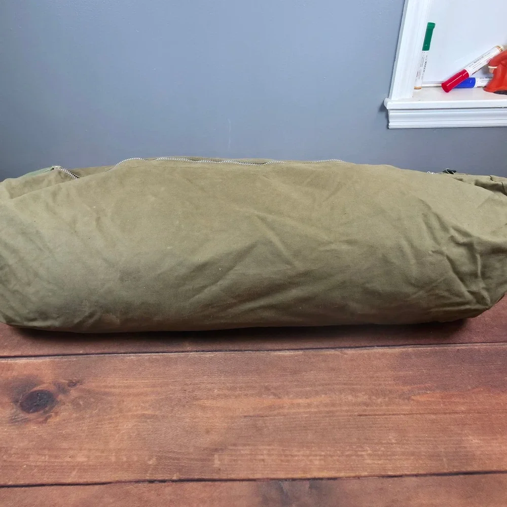 Eastern Canvas Products Duffel Bag Mens Large Olive Green Good 1010 Traveler